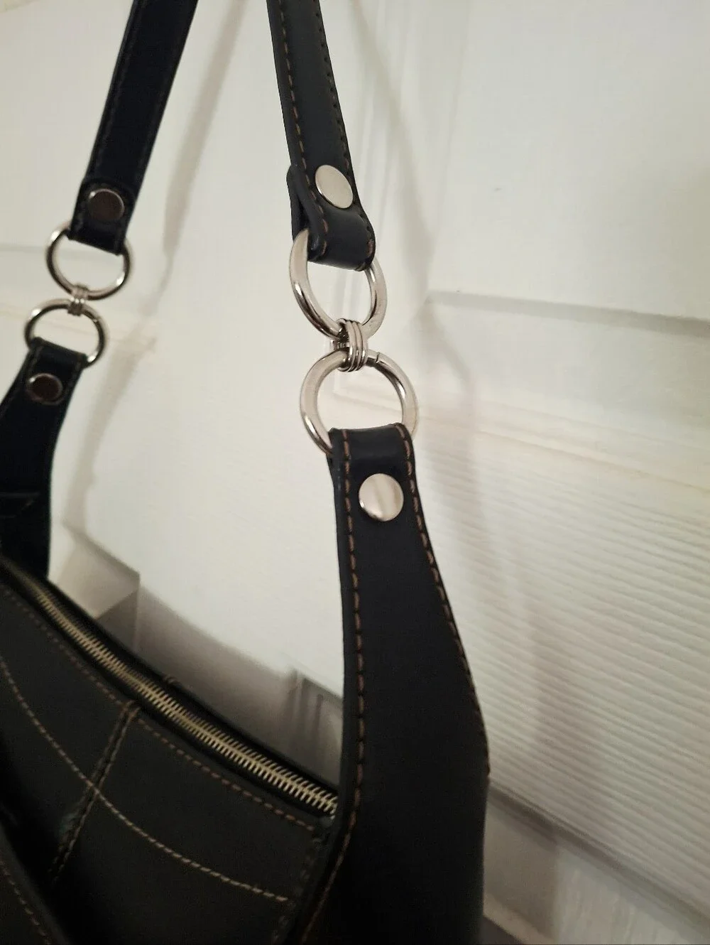 Jones New York Chocolate Brown Hobo Bag